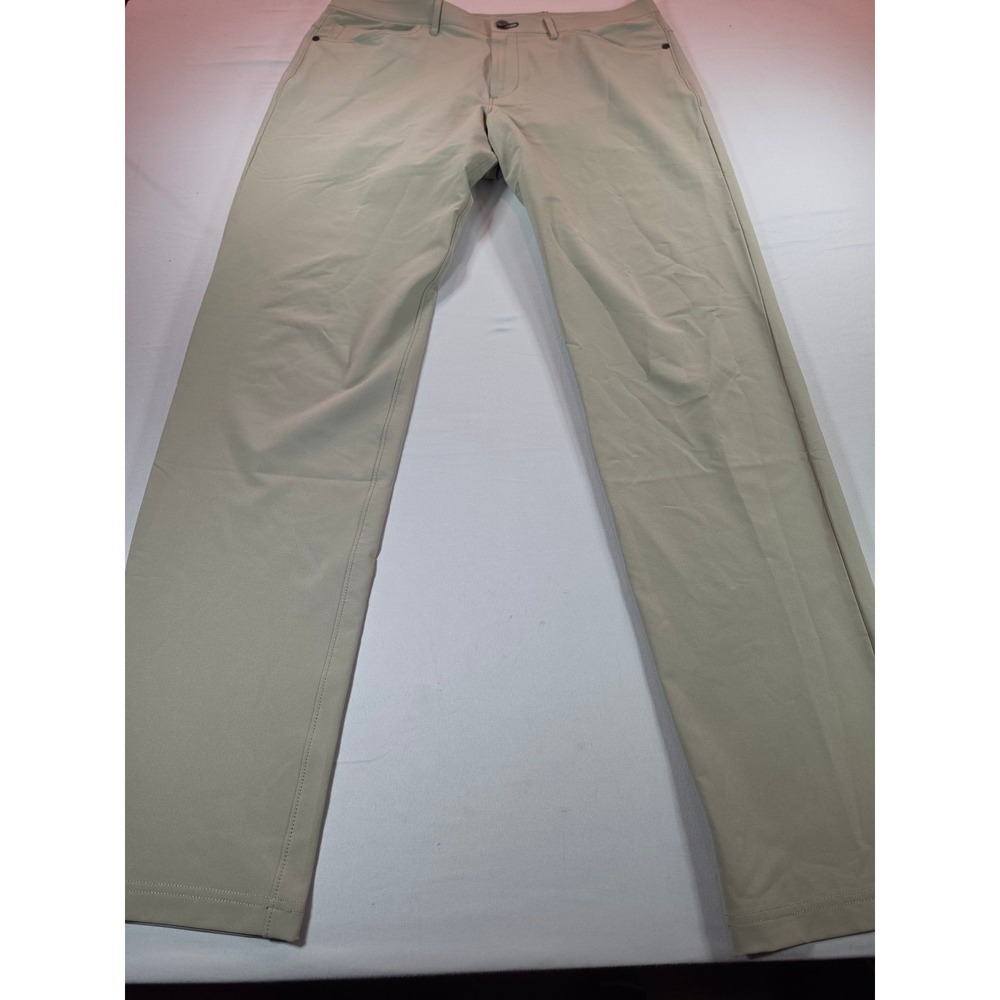 Public rec dealmaker 5 pocket pants Mens 36x36 Tan Straight Leg Performance